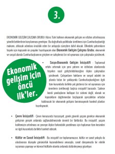 Ekonomik Gelişim Çalışma Grubu (CTP-BG'nin 5 yıllık Cumhurbaşkanlığı için İlk Sözü) 